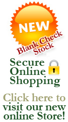 Order your Blank Checks online